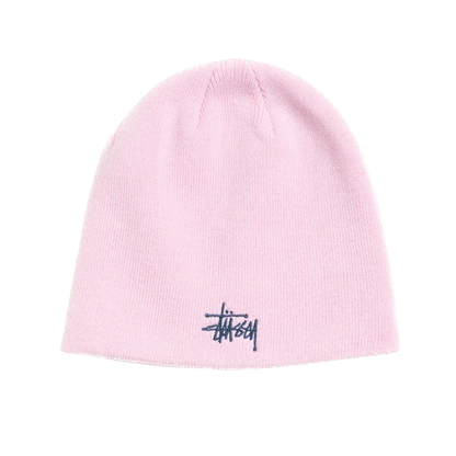 Stussy Basic Skullcap Beanie - Rose Pink