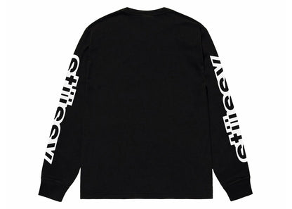 Stussy Sideways Longsleeve Tee - Black