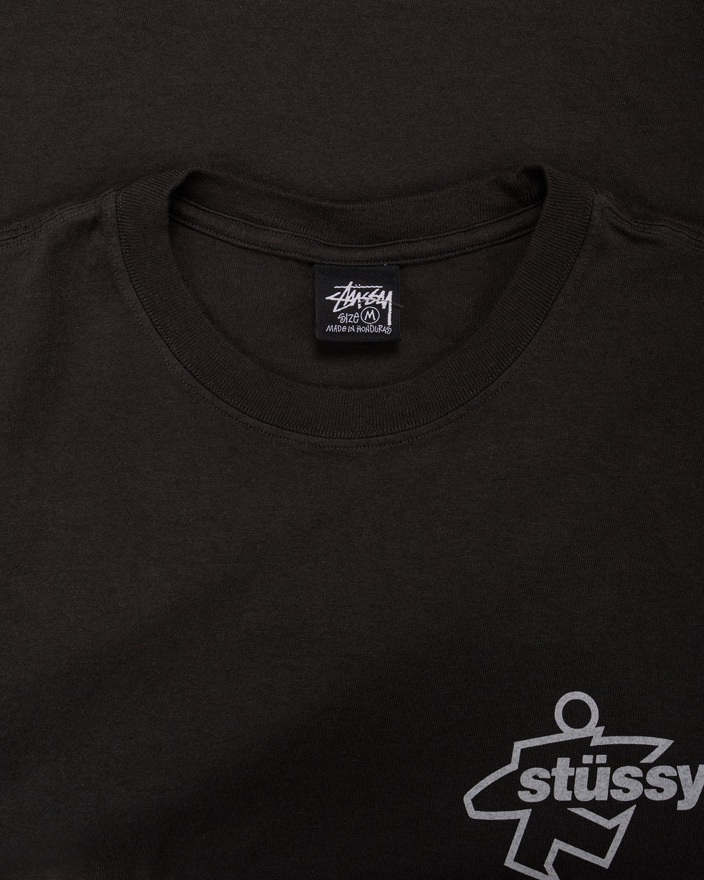 Stussy Surf Size Pigment Dyed Tee - Faded Black