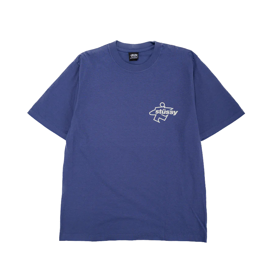 Stussy Surf Size Pigment Dyed Tee - Indigo