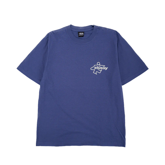 Stussy Surf Size Pigment Dyed Tee - Indigo