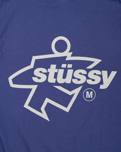 Stussy Surf Size Pigment Dyed Tee - Indigo