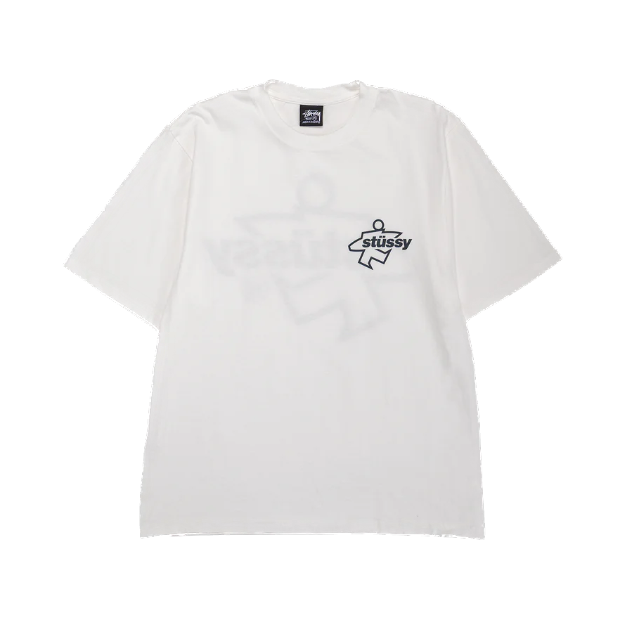 Stussy Surf Size Pigment Dyed Tee - Natural