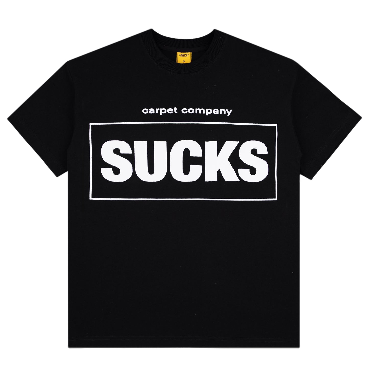 Carpet Company Sucks Tee - Black