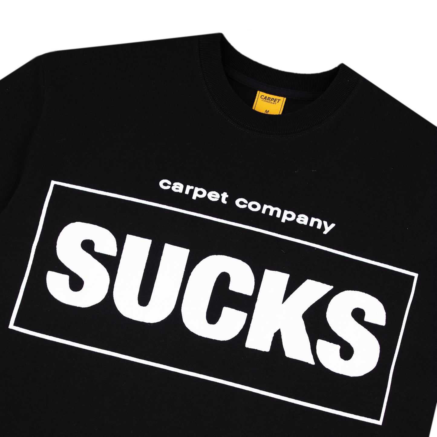 Carpet Company Sucks Tee - Black