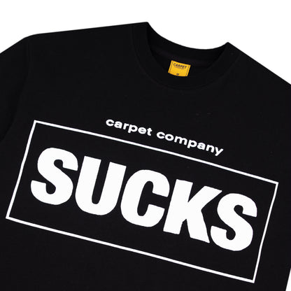 Carpet Company Sucks Tee - Black
