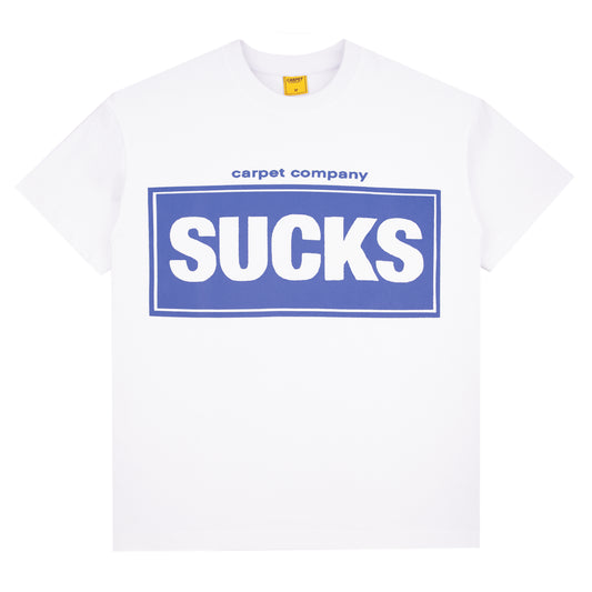 Carpet Company Sucks Tee - White