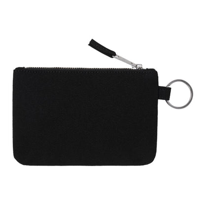 Carhartt WIP Suede Zip Wallet - Black