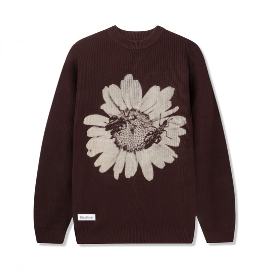 Butter Goods Sunflower Knit Sweater - Brown