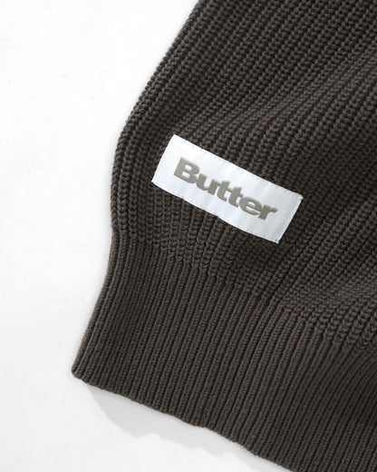 Butter Goods Sunflower Knit Sweater - Charcoal