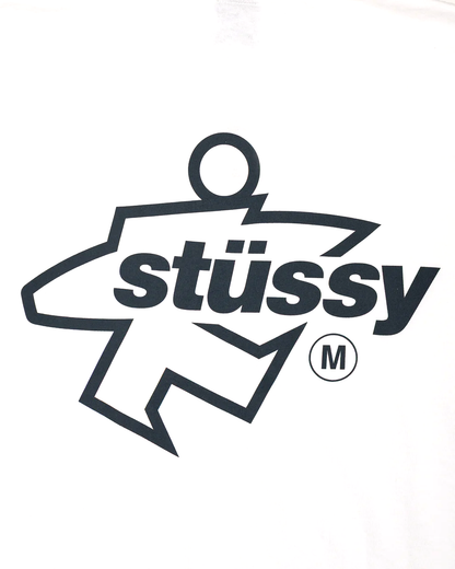 Stussy Surf Size Pigment Dyed Tee - White