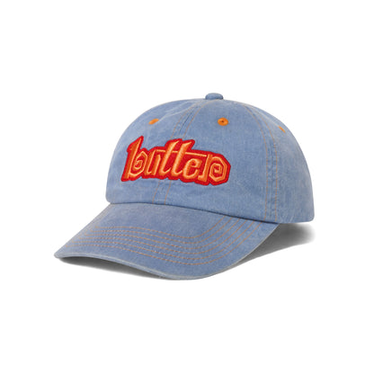 Butter Goods Swirl 6 Panel Cap - Washed Slate