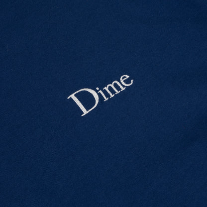 Dime Classic Small Logo Longsleeve Tee - Midnight Navy