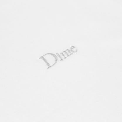 Dime Classic Small Logo Longsleeve Tee - White