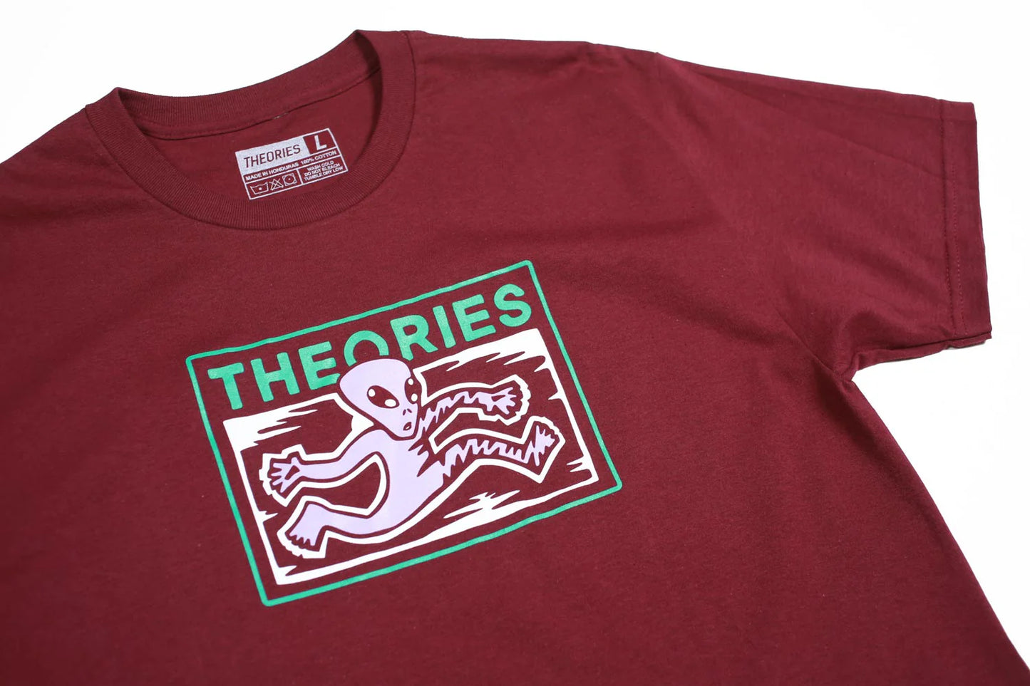 Theories Enigma Tee - Burgundy