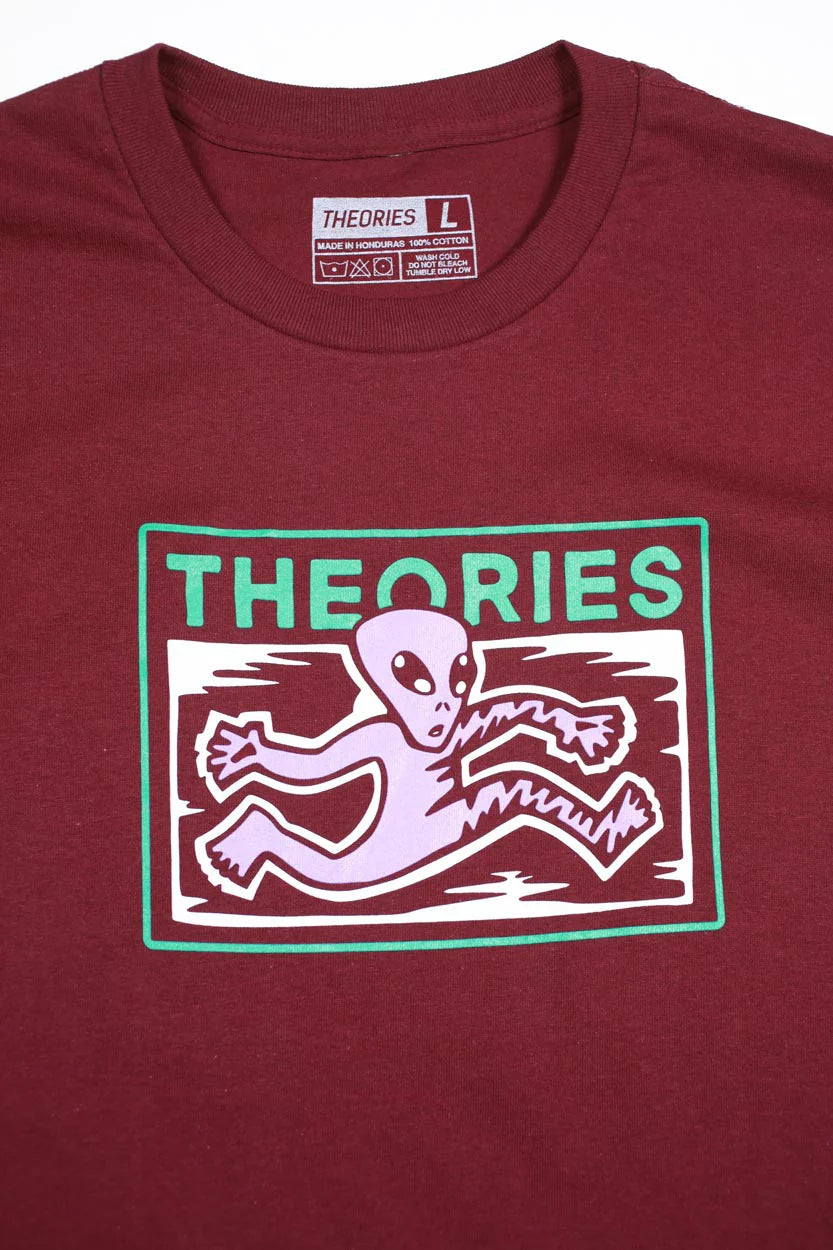 Theories Enigma Tee - Burgundy