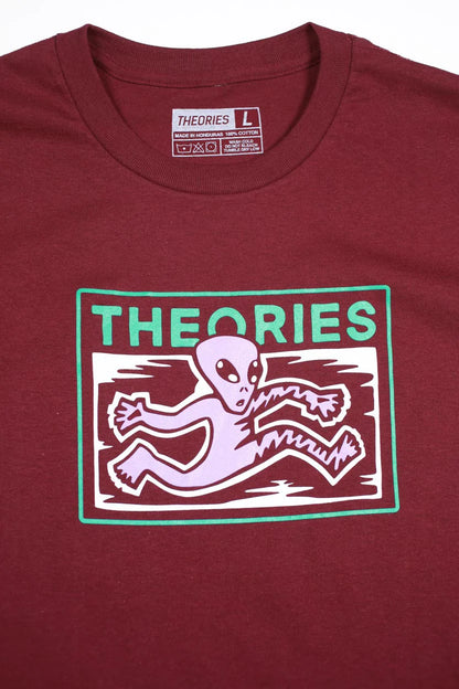 Theories Enigma Tee - Burgundy