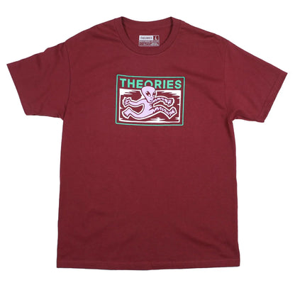 Theories Enigma Tee - Burgundy