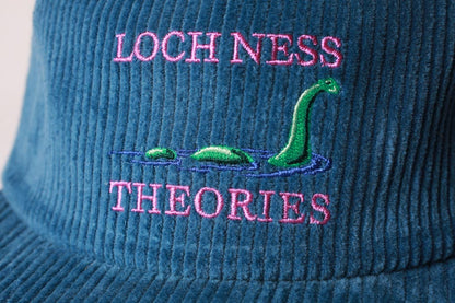 Theories Loch Ness Corduroy Strapback Hat - Light Blue