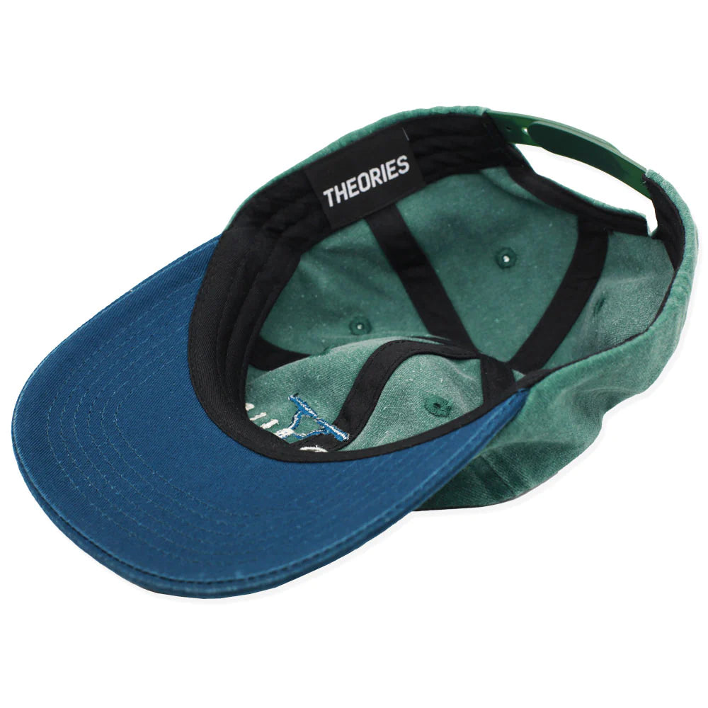 Theories Paranormal Snapback Hat - Green Denim/Navy