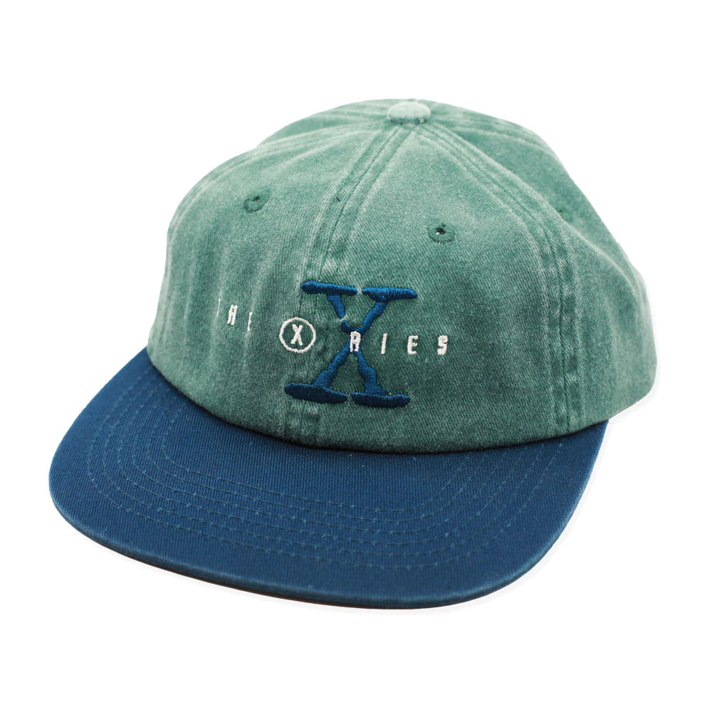 Theories Paranormal Snapback Hat - Green Denim/Navy