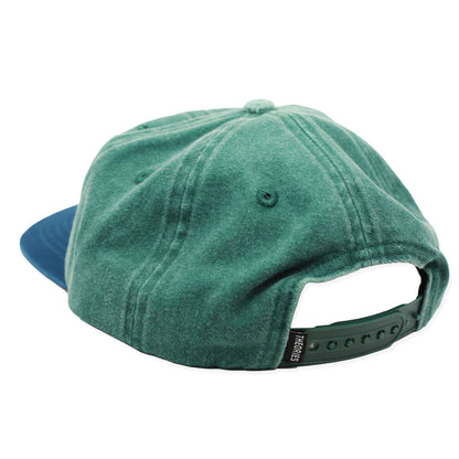 Theories Paranormal Snapback Hat - Green Denim/Navy