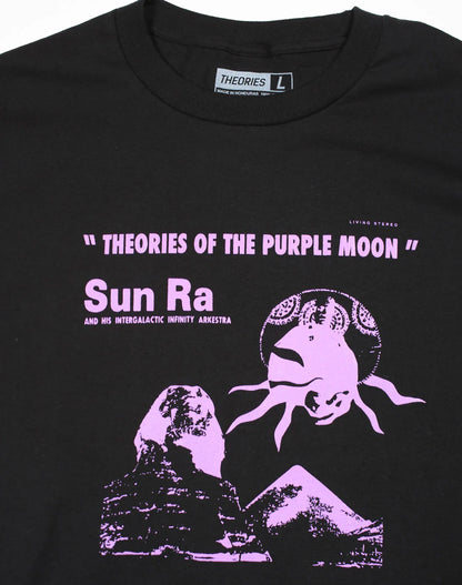 Theories Purple Moon Tee - Black