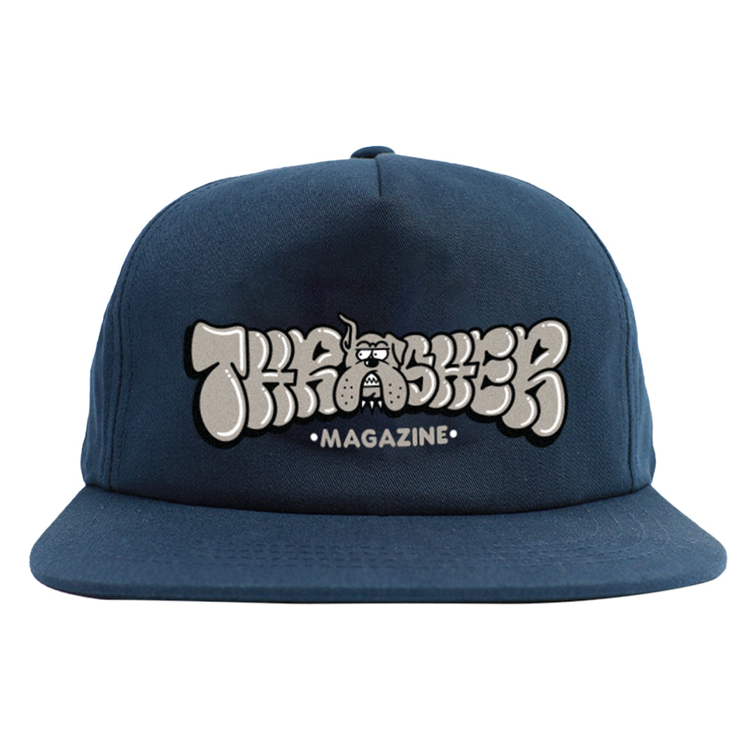 Thrasher Bully Snapback - Navy