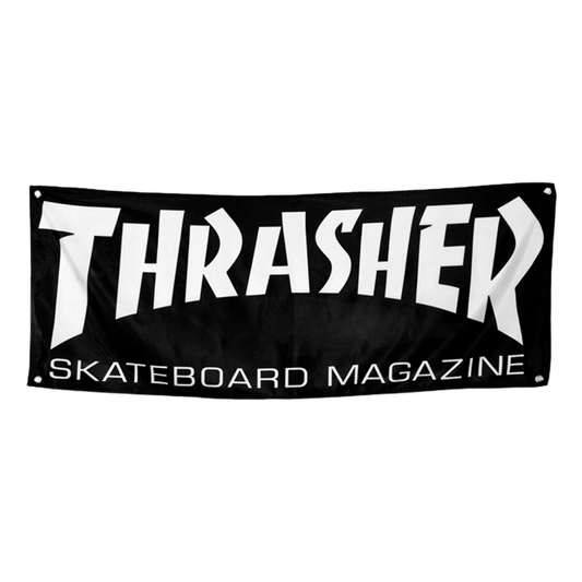 Thrasher Skate Mag Banner - Black