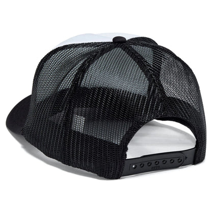 Thrasher Metal Trucker Hat - Black/White/Black