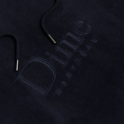 Dime Classic Velour Hoodie - Navy