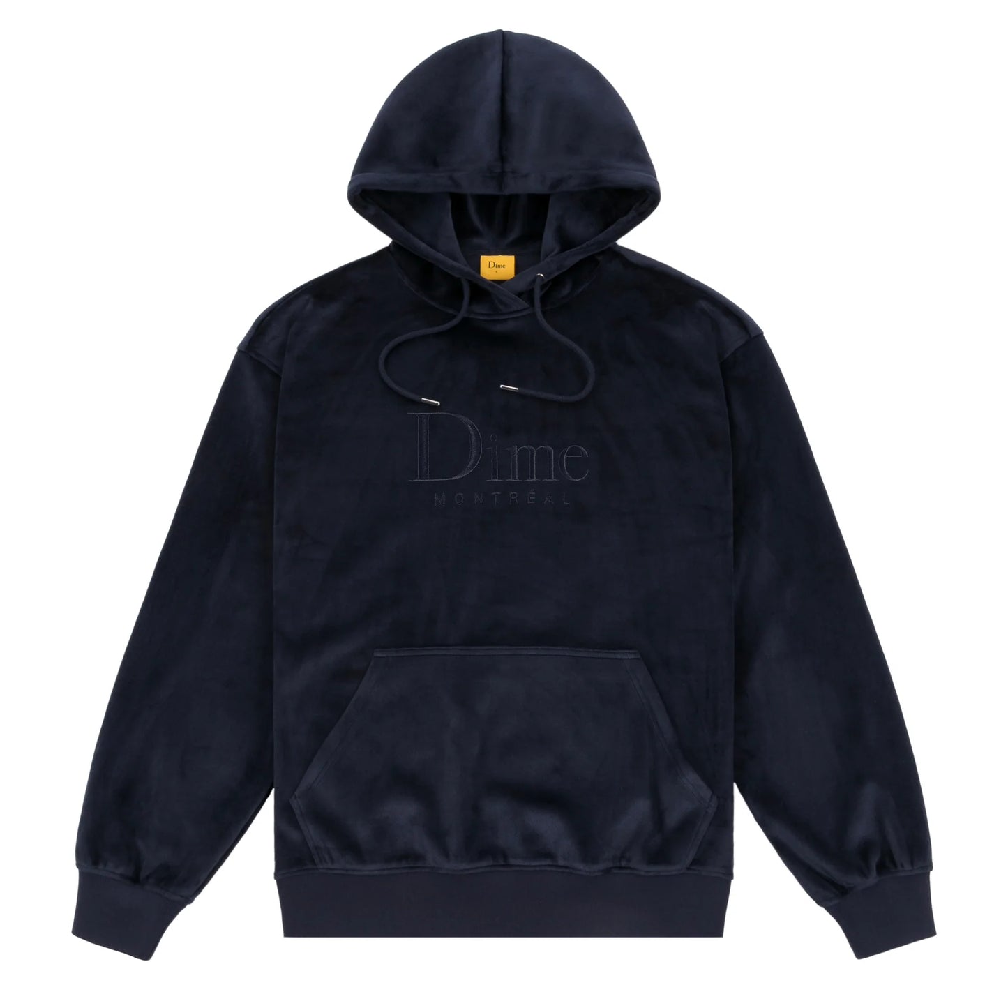 Dime Classic Velour Hoodie - Navy