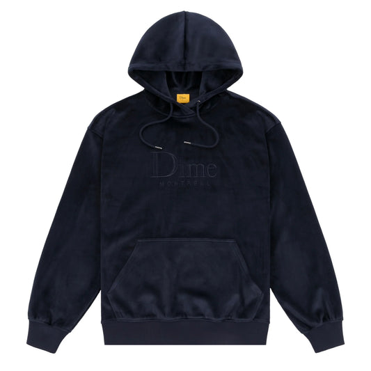 Dime Classic Velour Hoodie - Navy