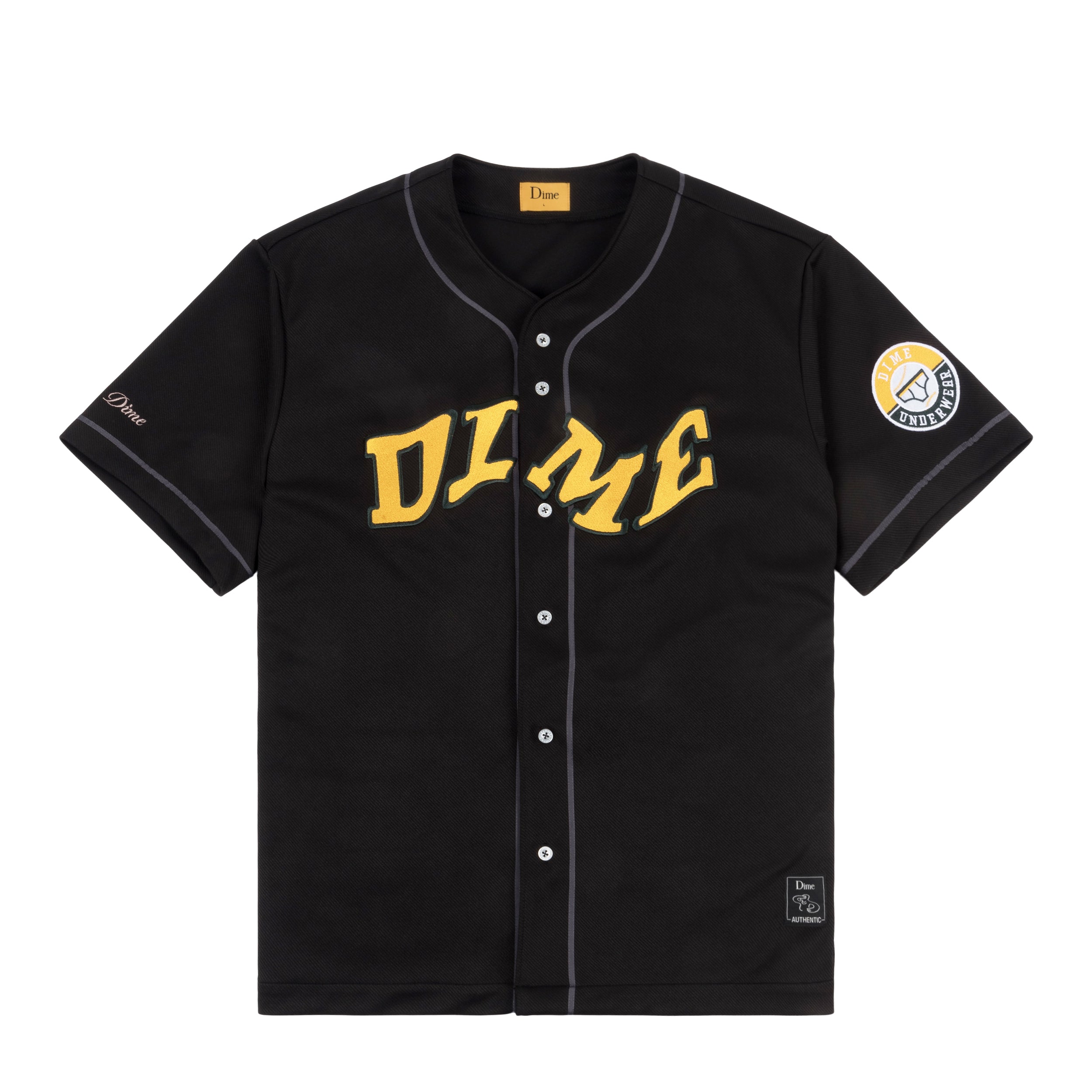 シャツ DIME League Jersey Dime League Jersey - Black – Ninetimes Skateshop