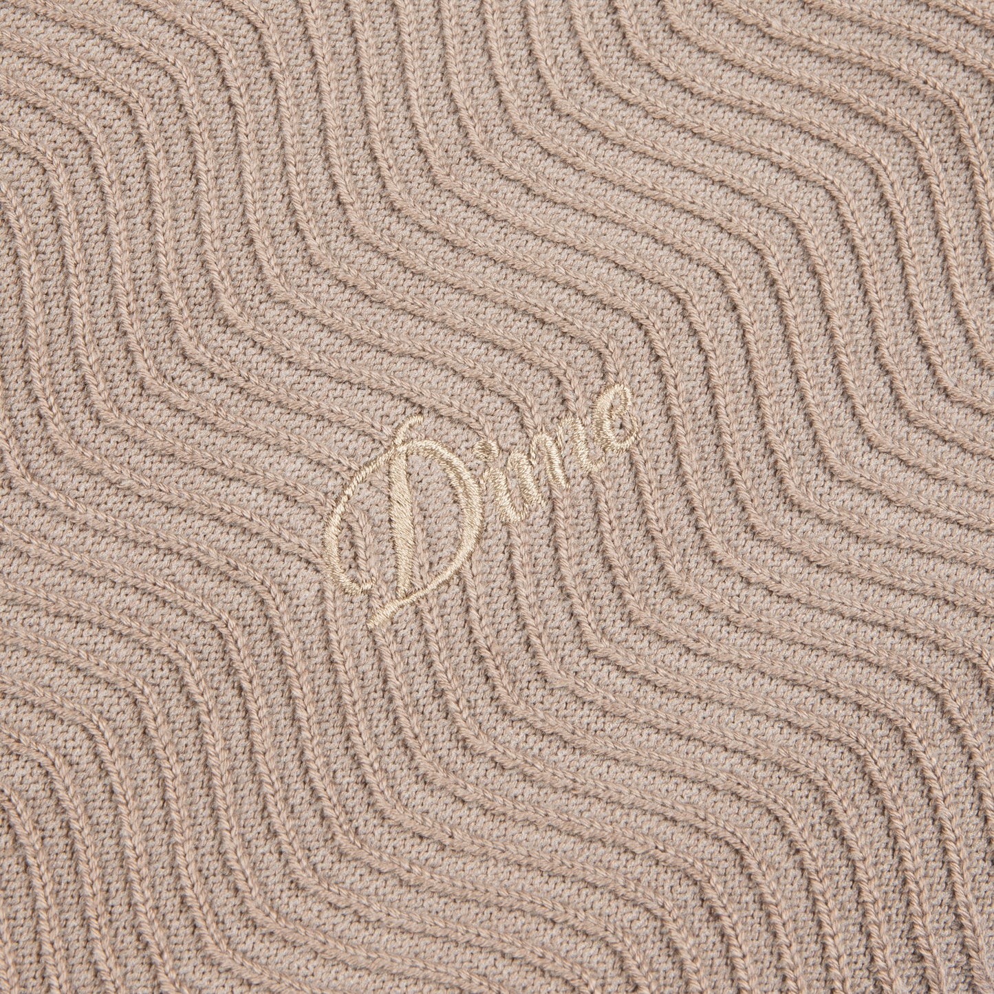 Dime Wave Cable Knit Sweater - Tan