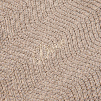 Dime Wave Cable Knit Sweater - Tan