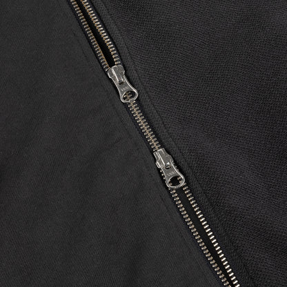 Dime Reverse French Terry Zip Hoodie - Vintage Black