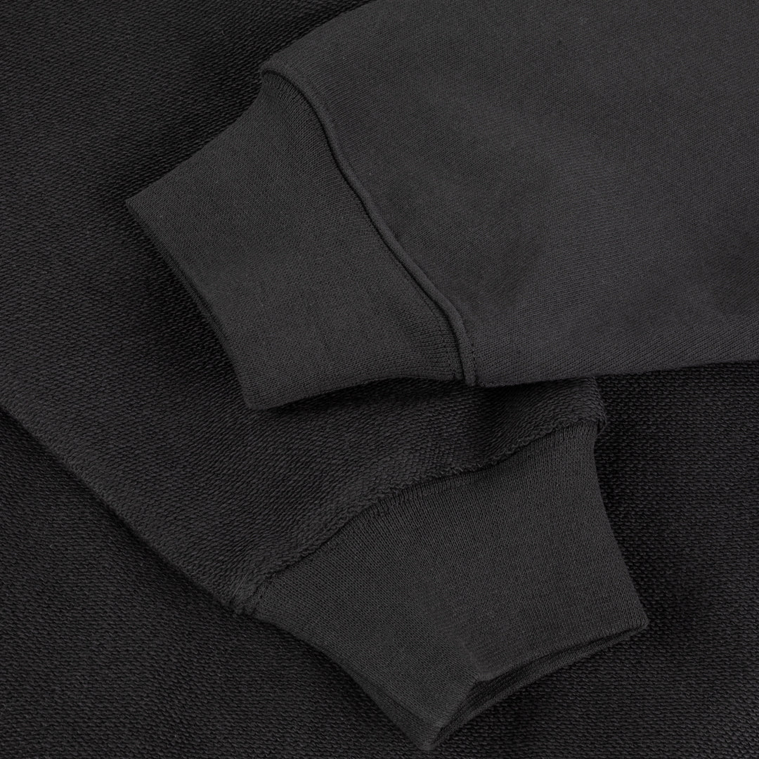 Dime Reverse French Terry Zip Hoodie - Vintage Black