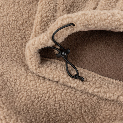 Dime Polar Fleece Sherpa Zip Jacket - Latte