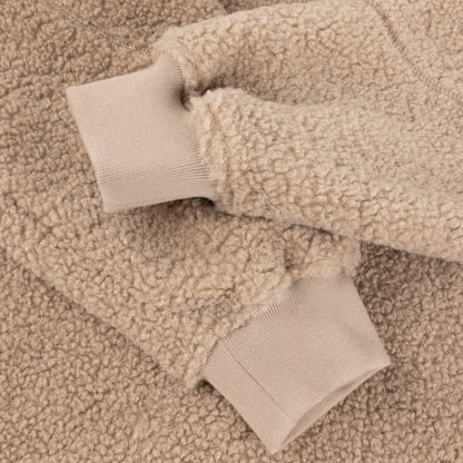 Dime Polar Fleece Sherpa Zip Jacket - Latte