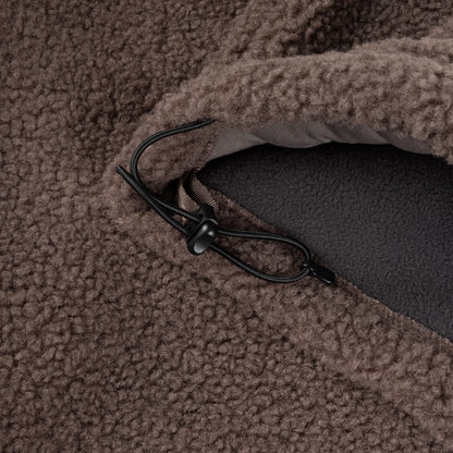 Dime Polar Fleece Sherpa Zip Jacket - Mocha