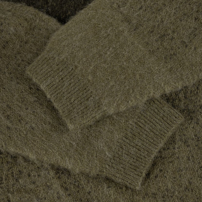 Dime Mohair Double Zip Knit - Forest