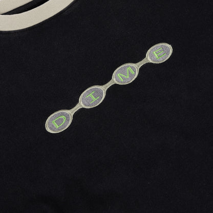 Dime Space Ringer Tee - Black
