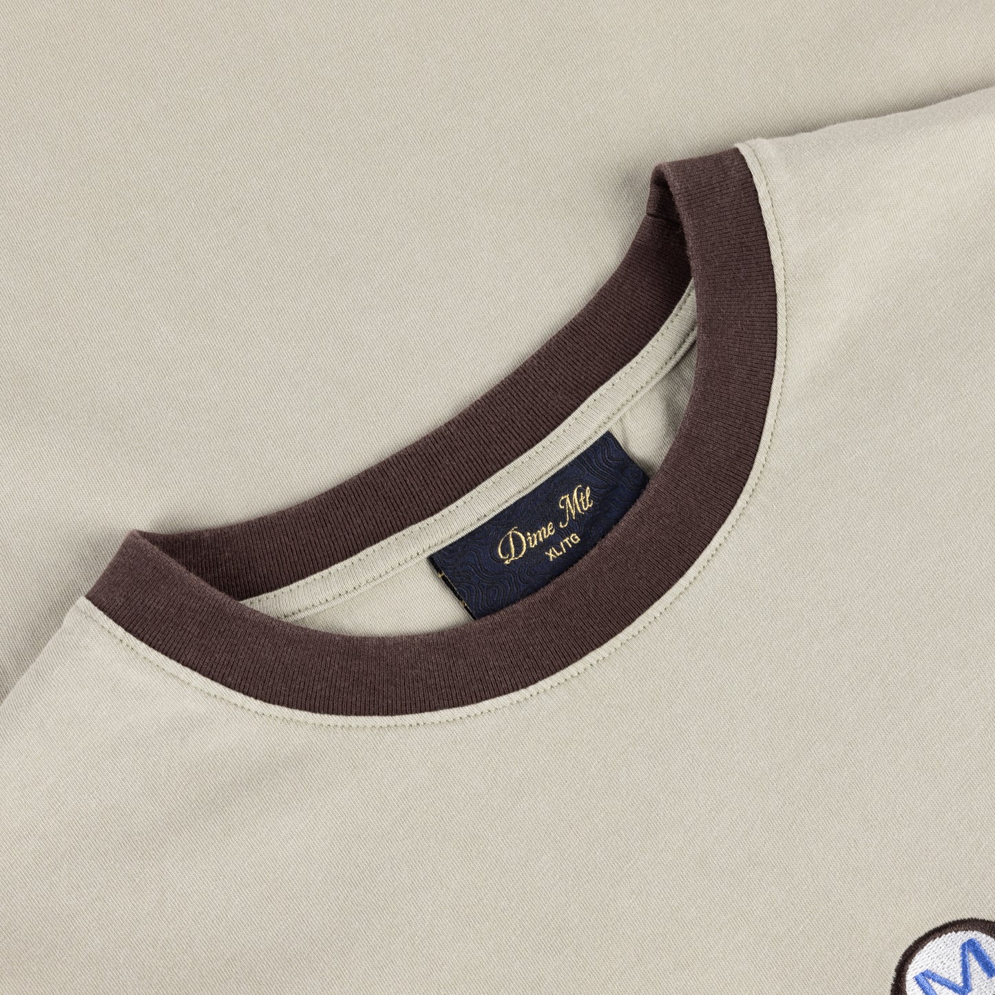 Dime Space Ringer Tee - Sage