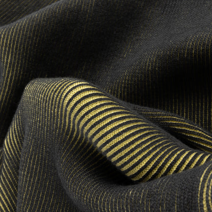 Dime Printed Rib Sweater - Black/Yellow
