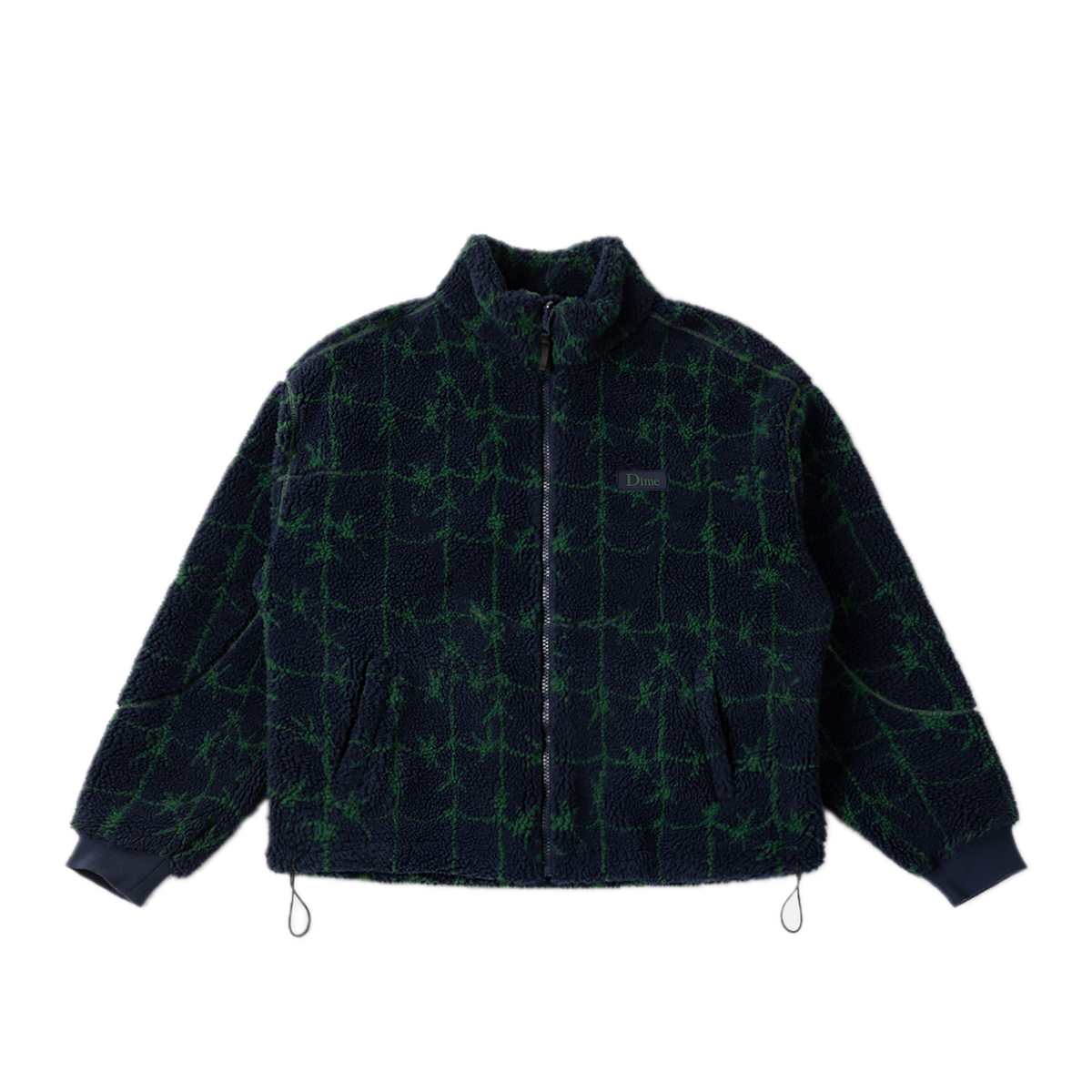Dime Polar Fleece Sherpa Zip - Navy