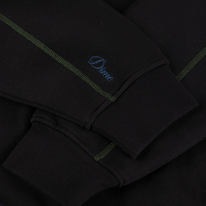 Dime Court Zip Hoodie - Black Multi