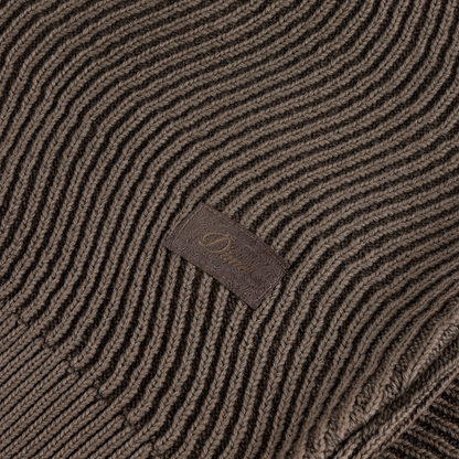 Dime Wave Knit Sweater - Brown
