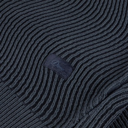 Dime Wave Knit Sweater - Navy