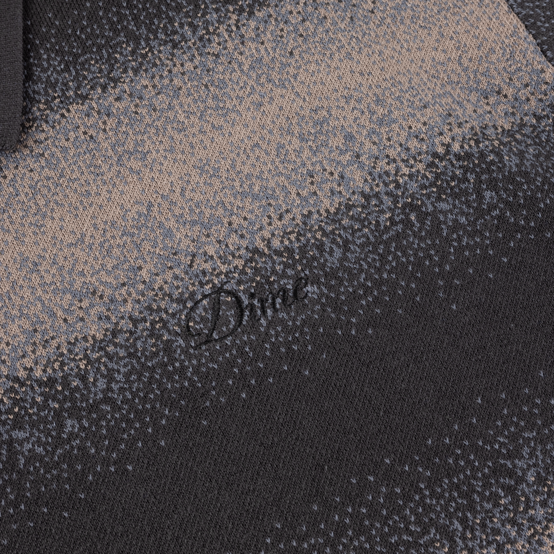 Dime Striped Rugby Knit - Charcoal Multi